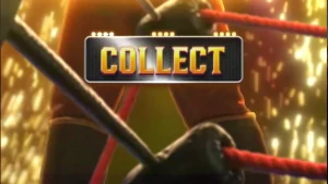 Interface do jogo Reel Royale Showdown com temática de luta livre
